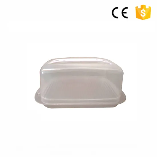 High quality clear christmas cake box food grade clear plastic cake box