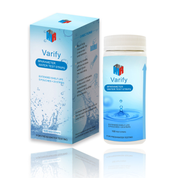 Jalur ujian 7 dalam 1 air tawar pH/gh/kg/no2/no3/cl/fe