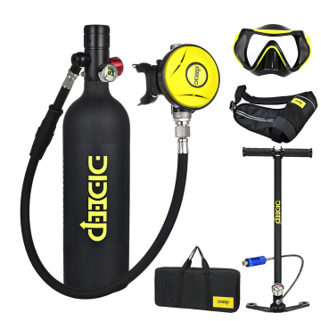 दीप सस्ते स्पेयर एयर मिनी स्कूबा डाइविंग श्वास टैंक उपकरण 20 मीटर तक
