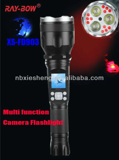 9W led torch with timer