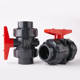 PVC Double Union Ball Valve 1 inch Plastic