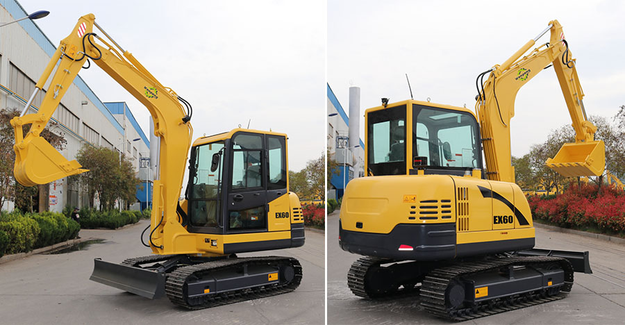 EX60 crawler excavator for sale in stock