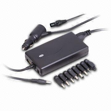 3-in-1 Universal Laptop AC Adapter in Smart Slim Appearance with 10pcs Different tips and 90W Power