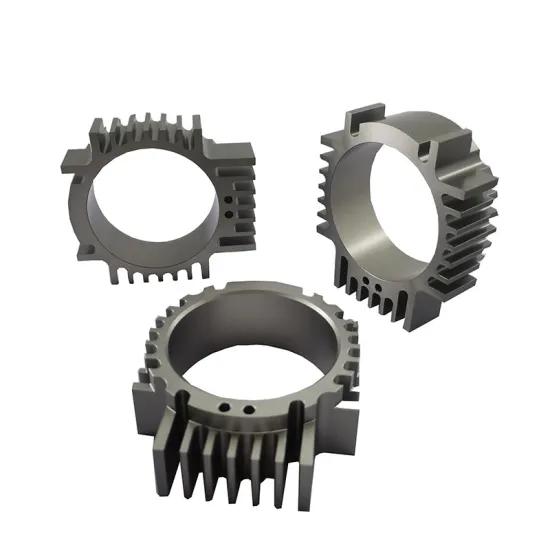 CNC Machining Aluminum Parts for Generator Cooling Component Heatsinks