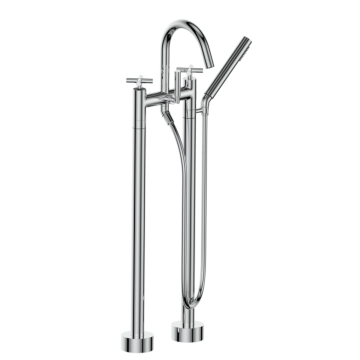 Free Standing Tub Filler with Shower