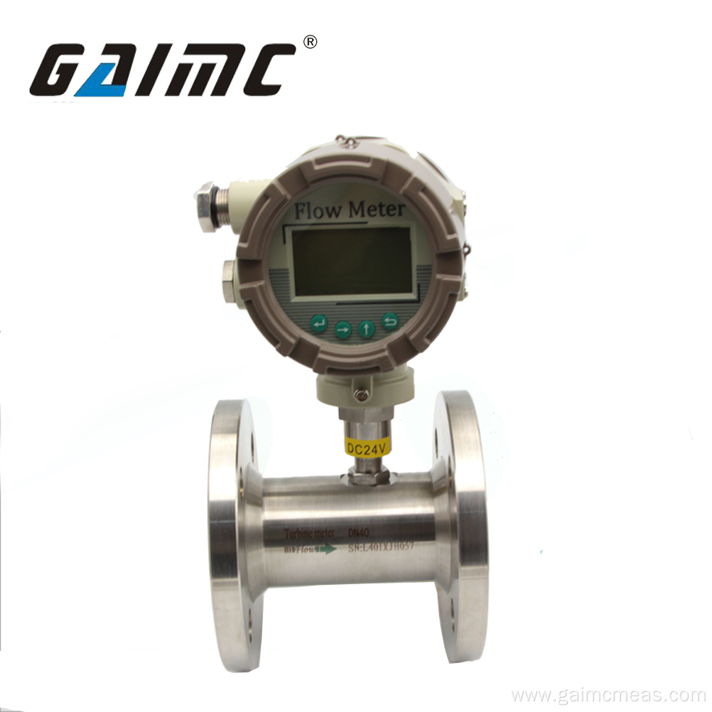 Screw connection methanol 4-20mA output flow meter