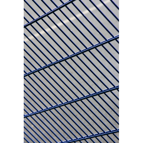 pvc coated double wire mesh panel fence