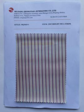 230T BRIGHT MUL-STRIPE TAFFETA PRINTING