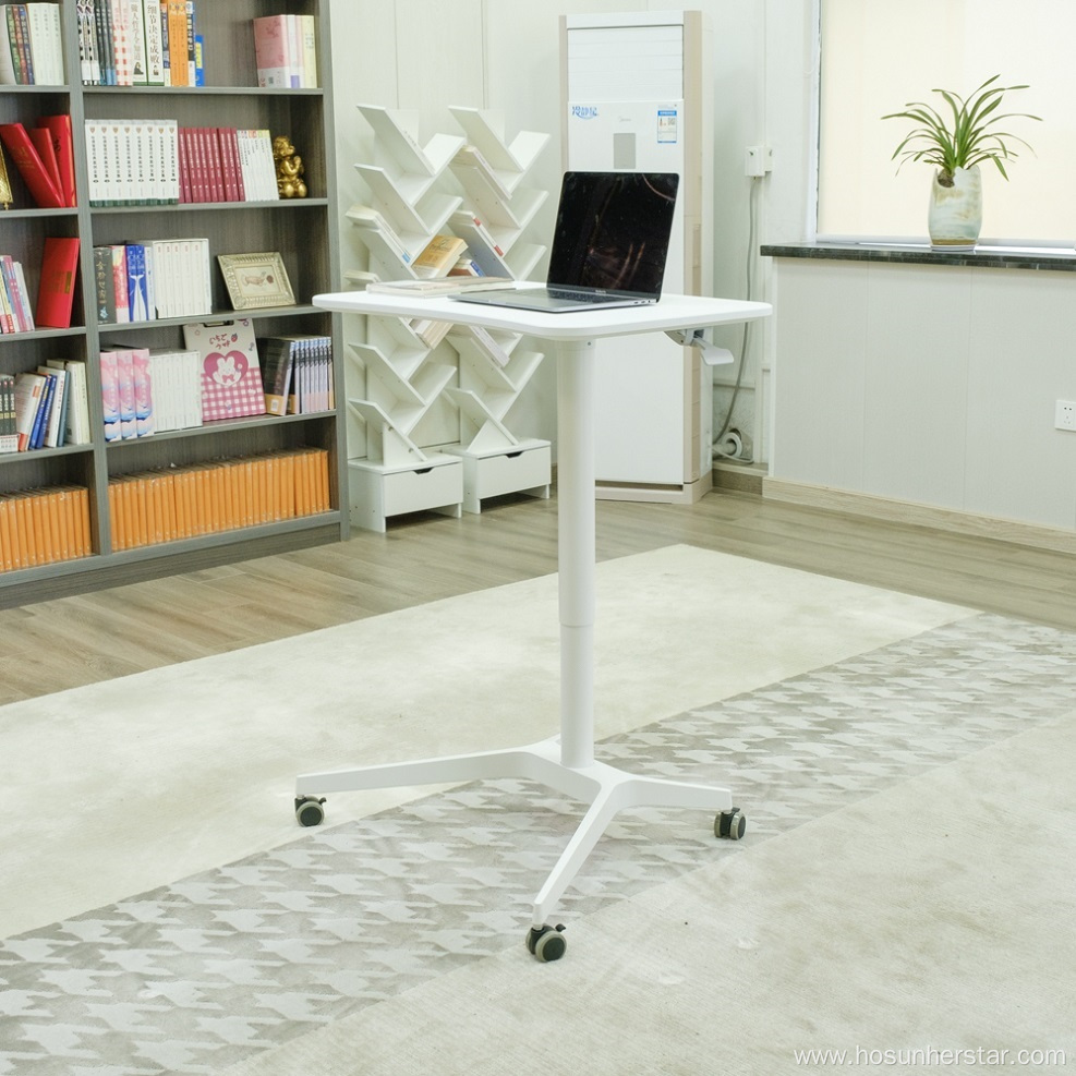One-legged sliding table lifting