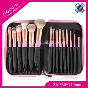 New Arrival rose gold ferrule artist brush set