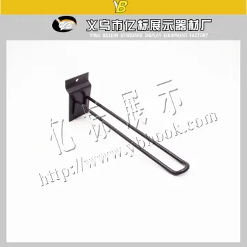 Metal slatwall for shopfitting display hook