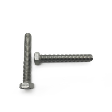 Customized hexagonal screws DIN933 stainless steel bolt