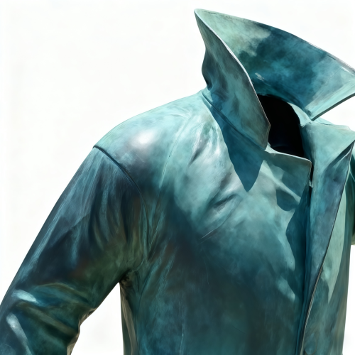 Elegant Bronze Artwork of a Saluting Musician