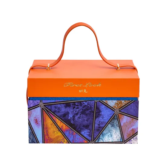 Leather Handle Storage Boxes