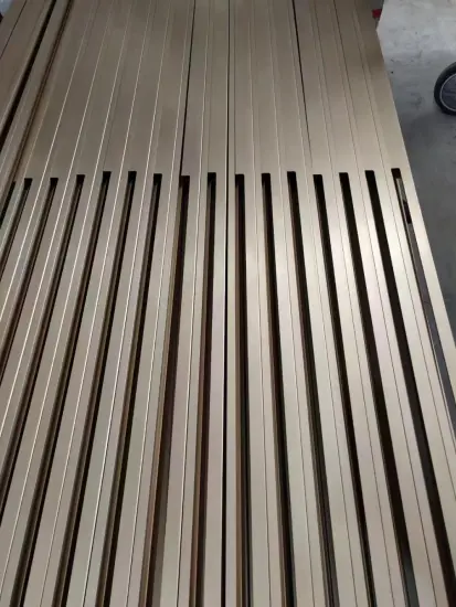 Aluminium extrusion profiles with anodizing
