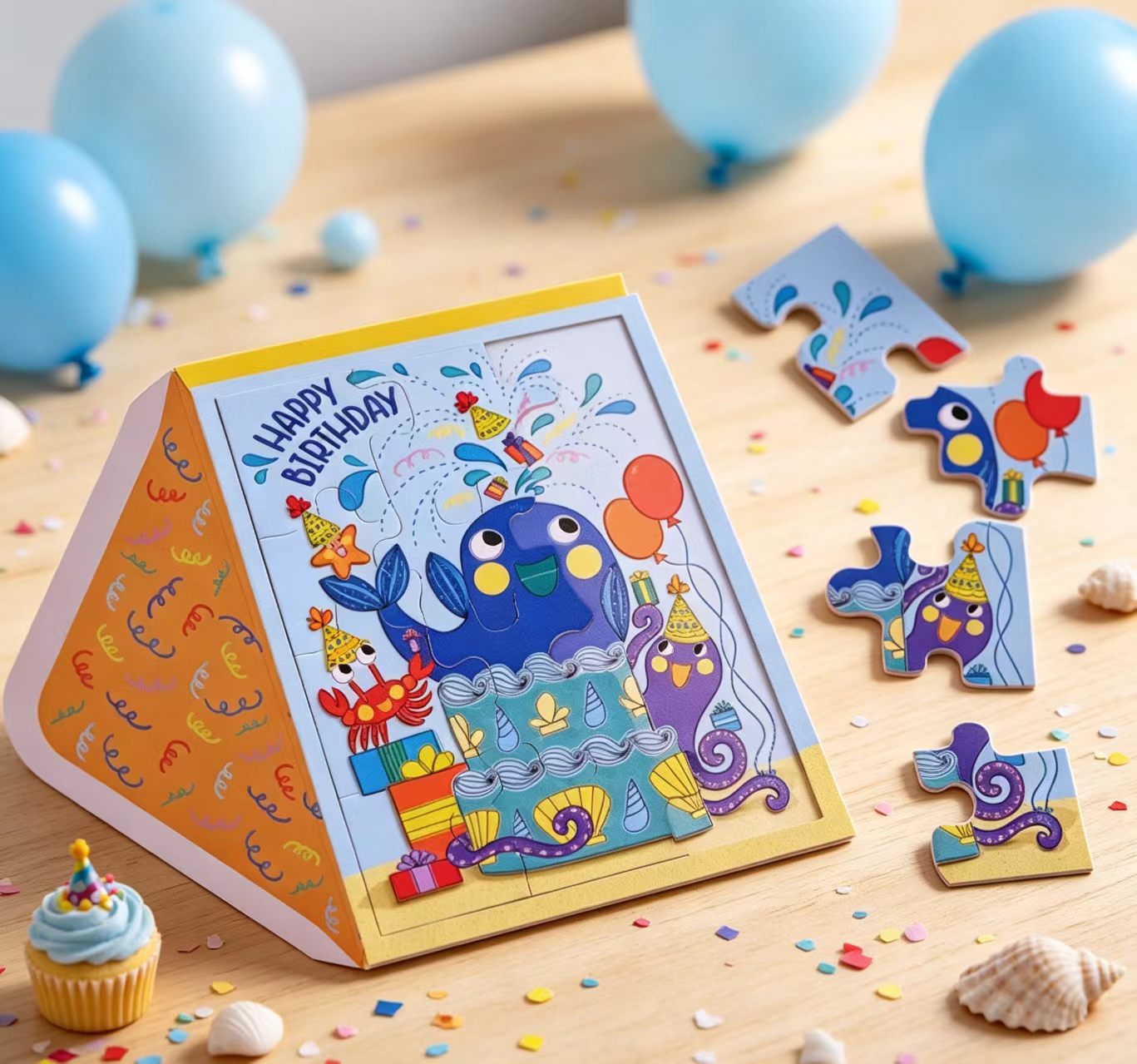 Interesting puzzles greeting card Interesting puzzles greeting card
