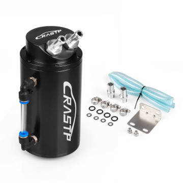 Universal Racing Oil Catch Tank Aluminium Kraftstofftanköl Fang mit Schlauch "könnte verkürzt werden, um:" Aluminium -Kraftstofftanköl -Fang system ", wenn wir jedoch so nah wie möglich an den ursprünglichen Komponenten bleiben müssen:&quot