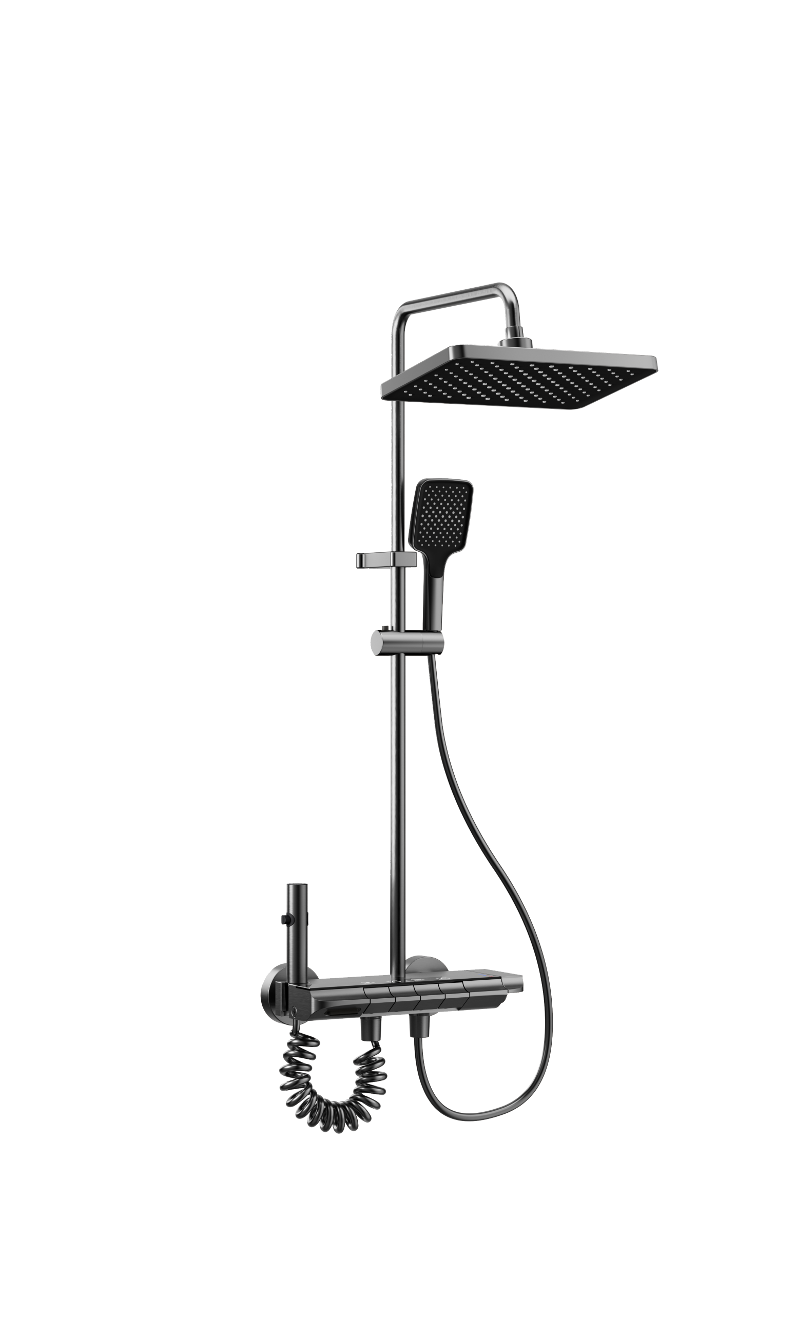 Modern Style Piano Keys Rain Shower set with