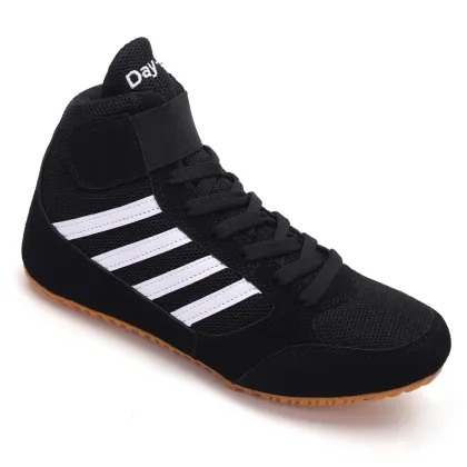New Arrival Mens Wrestling Shoes Luxury Brand Unisex Pro Wrestling Boots Light Weight Boxing Shoe Boy Best wrestling Sport Shoes