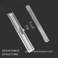 Square Floor Shower Drain SS 304 Linear Side Drain for Bathroom Tiles