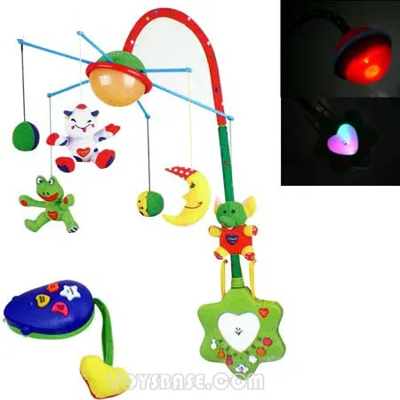 R/C Musical Mobile Playset W/music,light,Infant toy,Infant product,Baby toy,Baby product,Baby Mobile,Plastic Toy BZH53637