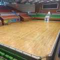 Synthetic vinyl mat indoor sports basketball court flooring