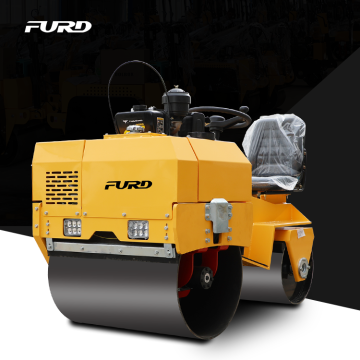 700kg Most popular Double drum driving steel road roller