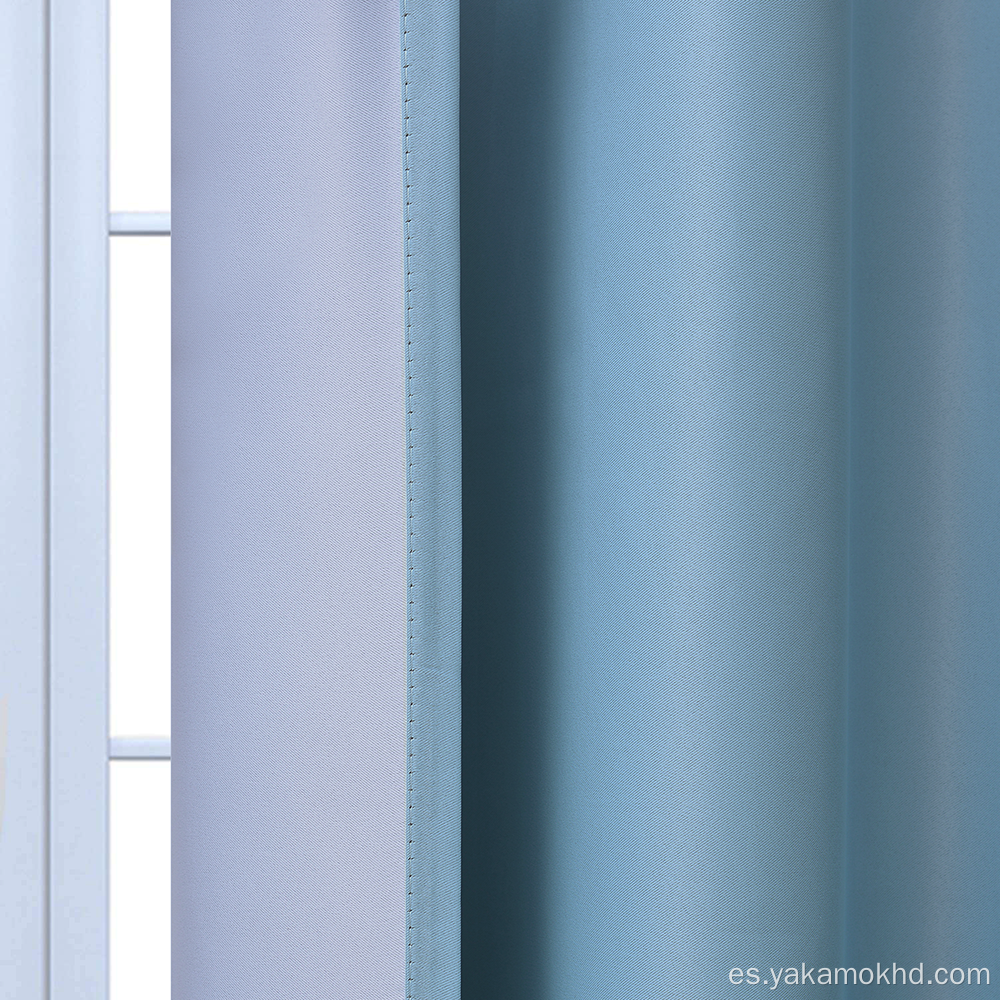 Cortinas Ombre Azul Claro