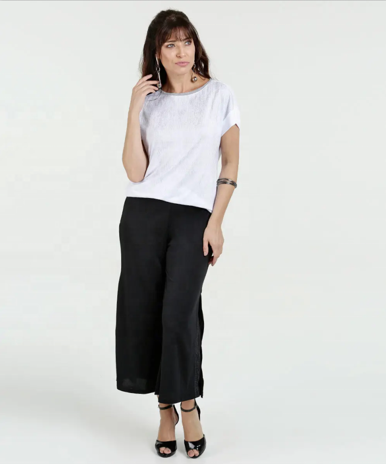 New Arrival Ladies Woman Long Wide Leg Pants