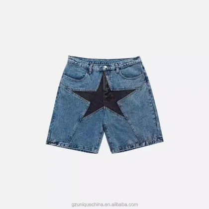Five Star Cut and Sew Custom Denim Shorts for Ladies