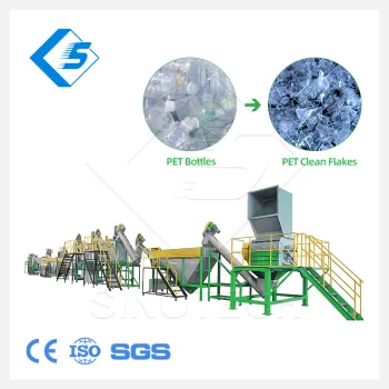 500-3000KG/H PET Recycling Production Line: Resin Making Machine and Processing Price for Bottles