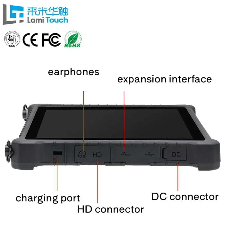 rugged windows 10 fanless industrial touchscreen panel pc