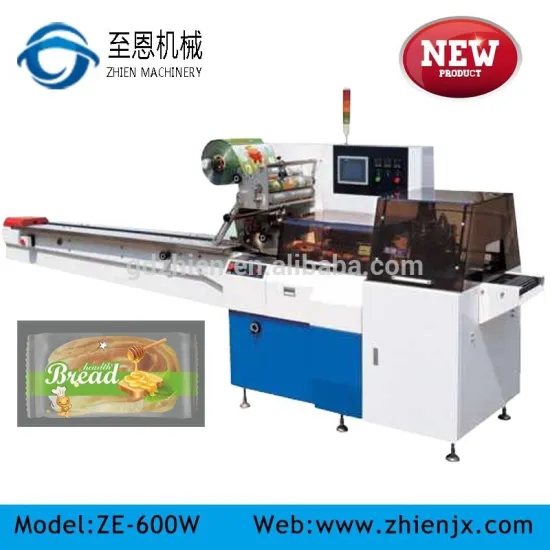 Hot sale ZE-450W bakery automatic packaging machine