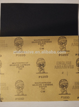 Manufacture 100 PCS/pack waterproof abrasive paper for metal and plastic