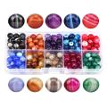 Natural Striped Agate Beads Box Kit