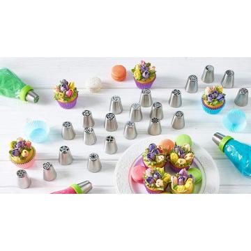 10PCS Stainless Steel Flower Icing Piping Nozzles Tips