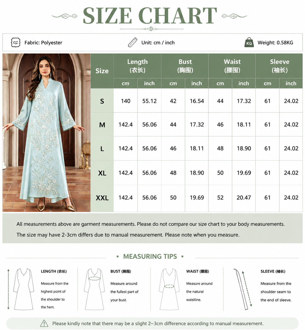 Luxury Floral Beaded Embellished Abaya Dress