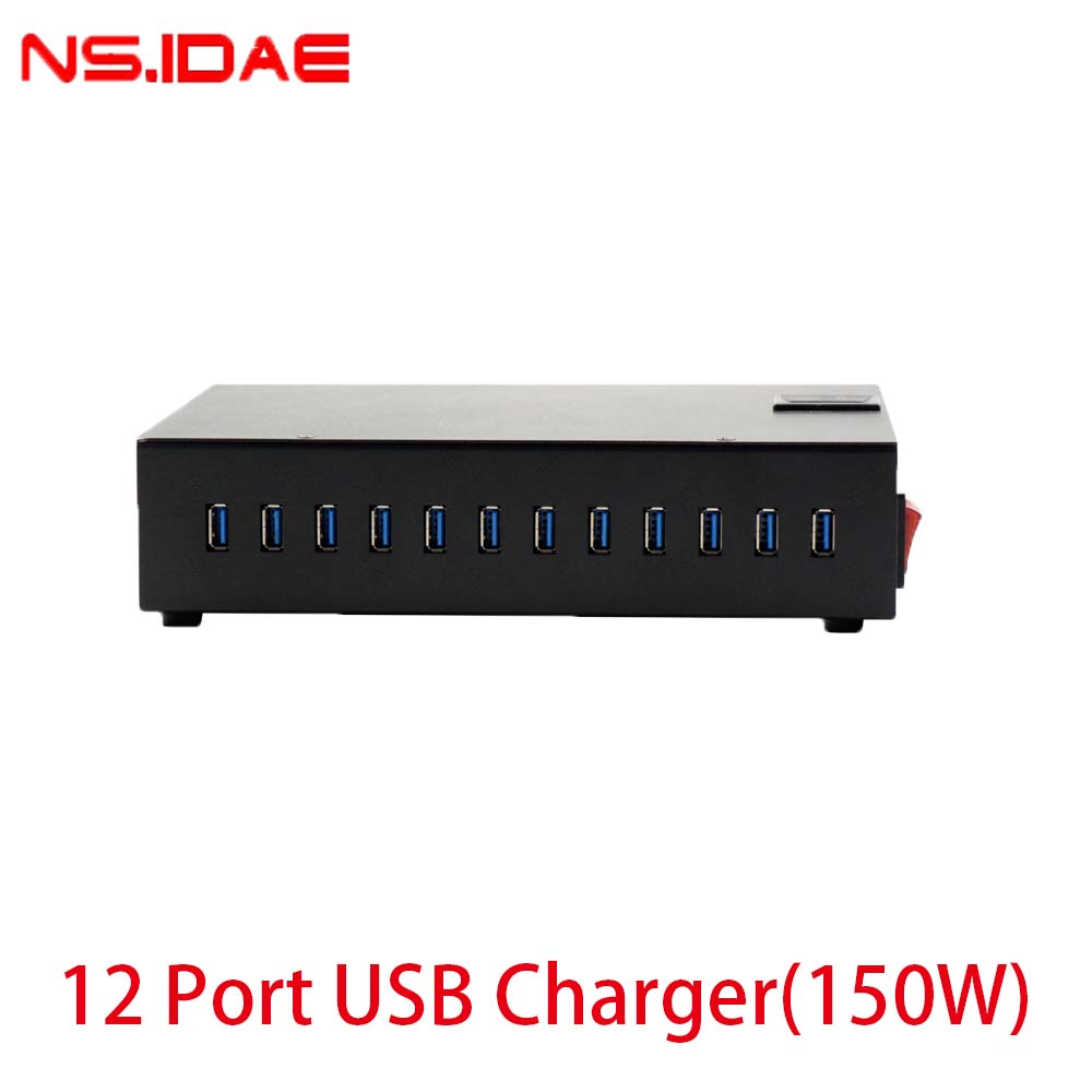 12 Ports lntelligent USB -Ladegerät