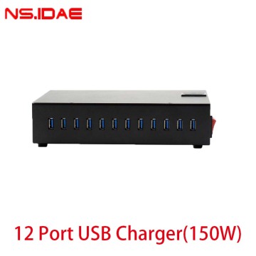 12 Ports Lntelligent USB Charger