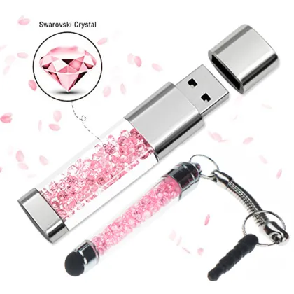 Flash Memory Stick Full capacity custom Crystal USB memory stick