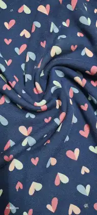 Mirco Fleece Printed Bonded with Cotton Knitted Fabric