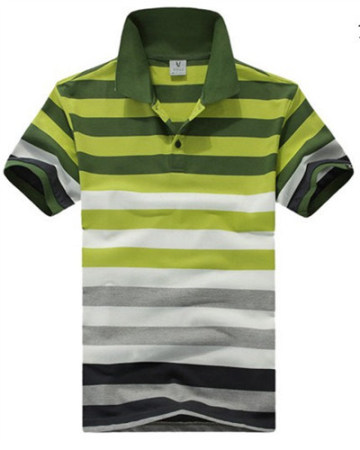 Stripe Polo Shirt, Men′s Polo Shirt