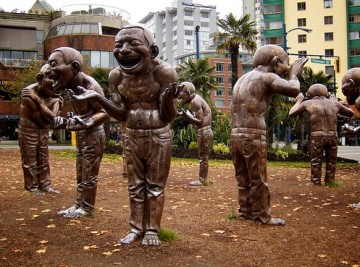 customized villa sculpture,square sculpture,community sculpture