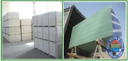 building gypsum plasterboard