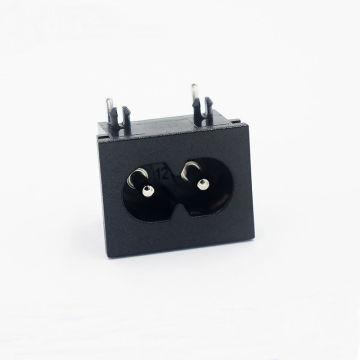 110V PCB Mount 3-Pin AC Inlet Male Plug Power Socket