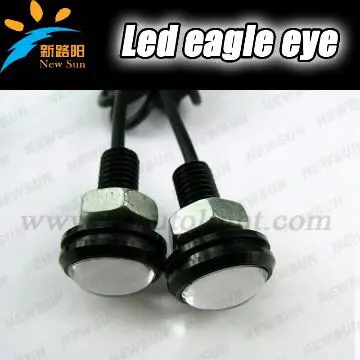 Aluminum 6500K Xenon White 6W SMD LED Eagle Eye Lamps Back Up Reverse