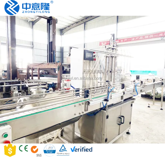 Full Automatic Servo Pump Sub Filling Machine for Honey Sesame Paste, Edible Oil, and Viscous Liquids