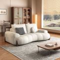 Minimalis sudhut mlengkung kucing sofa tas krim sofa
