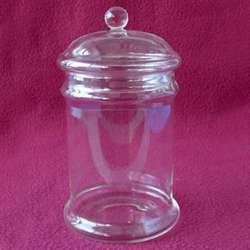 Borosilicate glass storage jar