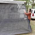 Toldo RV Bloqueador UV Black Mesh Complete Kits